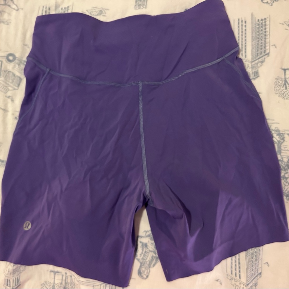 lululemon Purple Bike Shorts